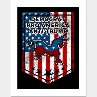 Democrat Anti Trump Posters and Art